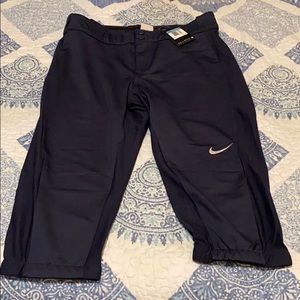 NWT NIKE Navy Blue knee high baseball pants